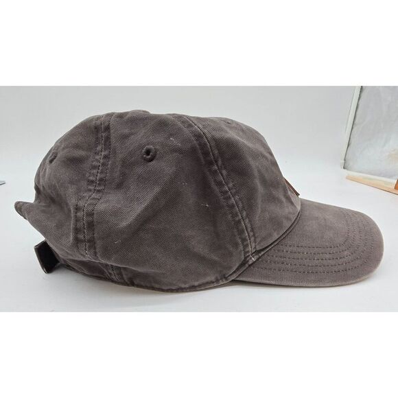 Carhartt Brown/Gray Cotton Baseball Cap Adjustable Strap Unisex Casual Style - Picture 2 of 5